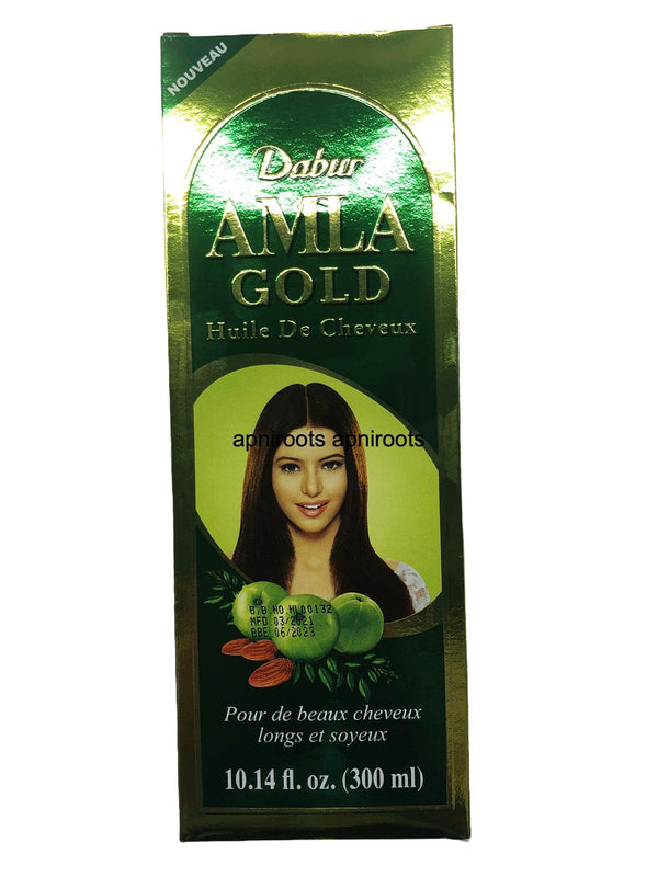 DABUR AMLA GOLD HAIROIL300ML - apniroots Grocery